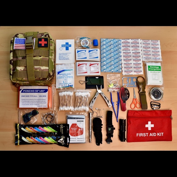 201Pcs Emergency Survival and First Aid Kit - Picture 3 of 10